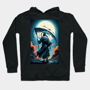 Blue grim reaper Hoodie